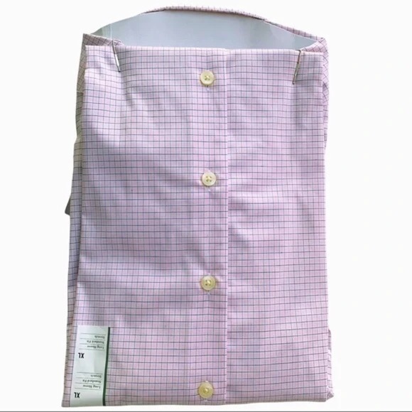 Men's Pink Button Down Shirt- Goodfellow and Co. Standard Fit - Picture 2 of 6